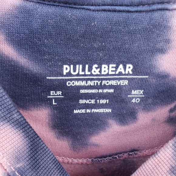 Pull & Bear tie dye crew neck sweatshirt - Picture 6 of 6